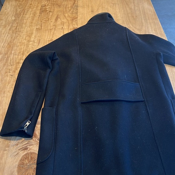 Madewell City Grid Wool Blend Cocoon Coat - Picture 6 of 6